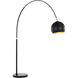 Vern 102 inch 60.00 watt Black Floor Lamp Portable Light